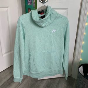 Nike loose fit teal hoodie